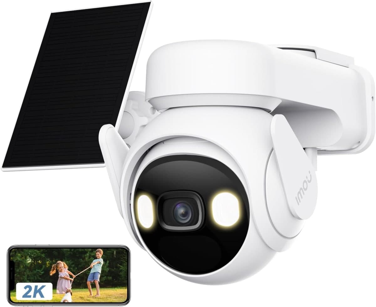 Imou 2K Caméra Surveillance WiFi Exterieure sans Fil Solaire