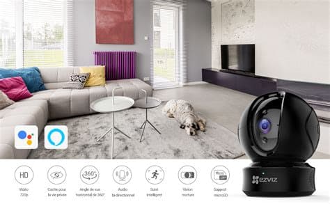 EZVIZ 4K Caméra Surveillance WiFi Intérieure 360 ° 4