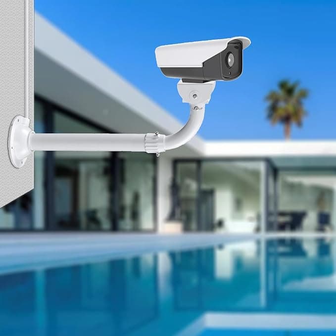 Support télescopique pour Caméra de Surveillance, Intérieur et Extérieur 3