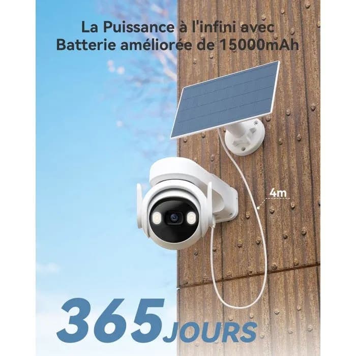 Imou 2K Caméra Surveillance WiFi Exterieure sans Fil Solaire 2