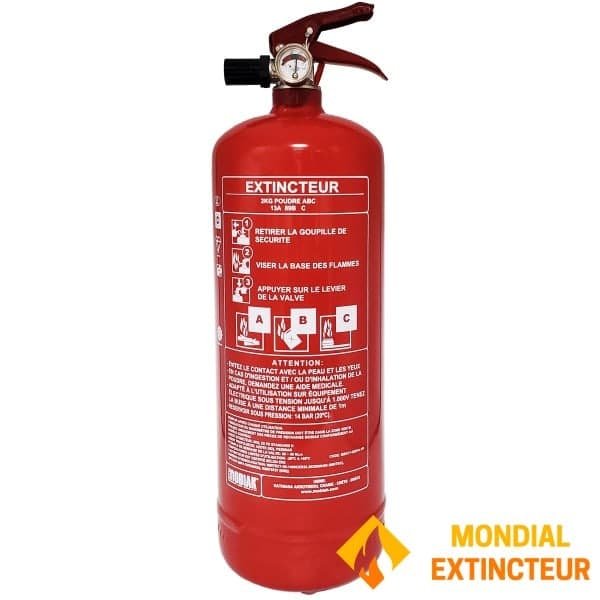 Extincteur poudre 2 kg 2